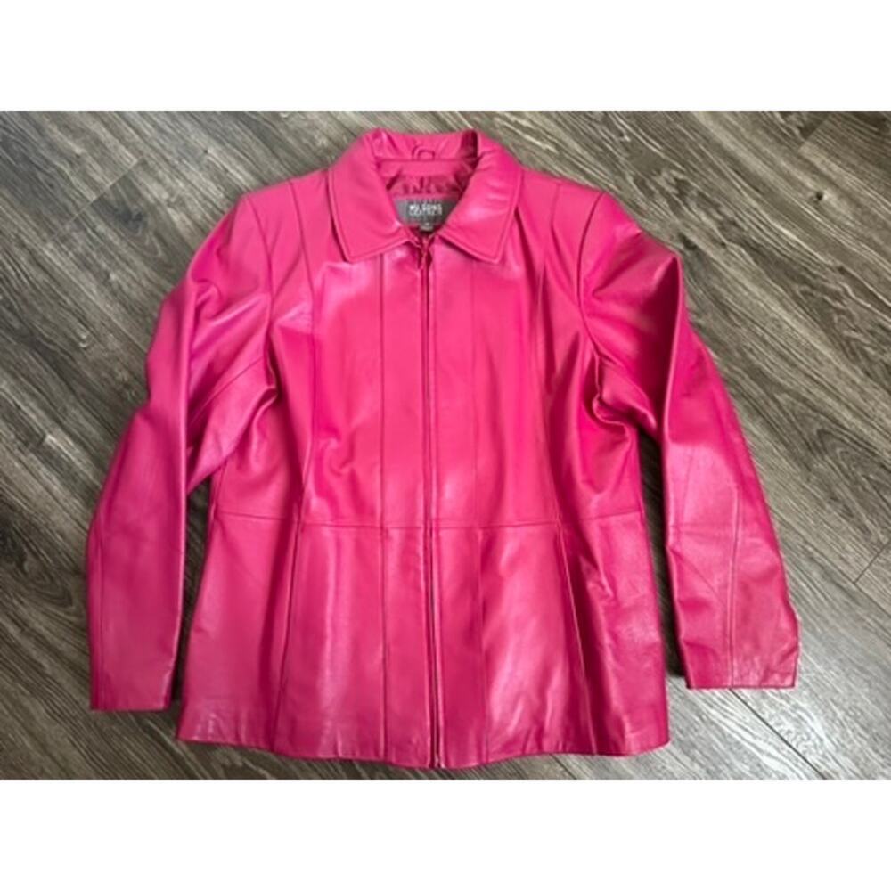 Wilsons Leather Fuchsia Jacket